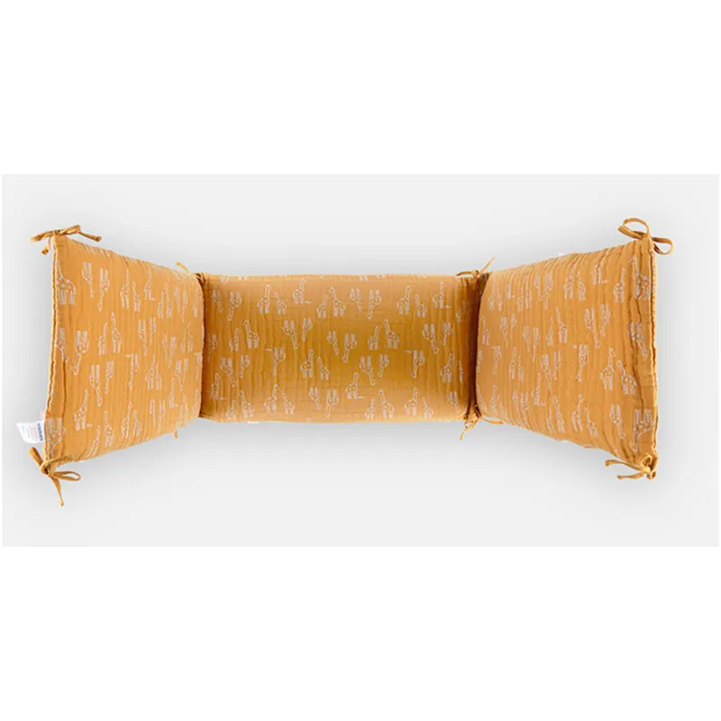 Tour de lit respirant M&M Ocre - 180x33cm-4
