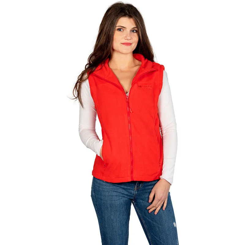 Veste polaire sans manches Vera Femme - Rouge-2