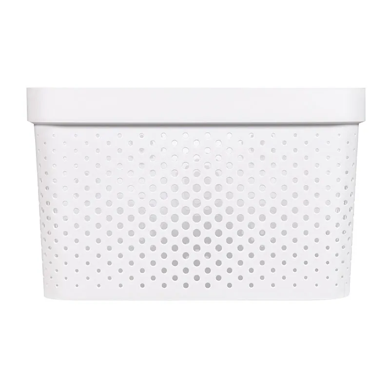 Panier Infinity dots recyclé Blanc - 17L-2