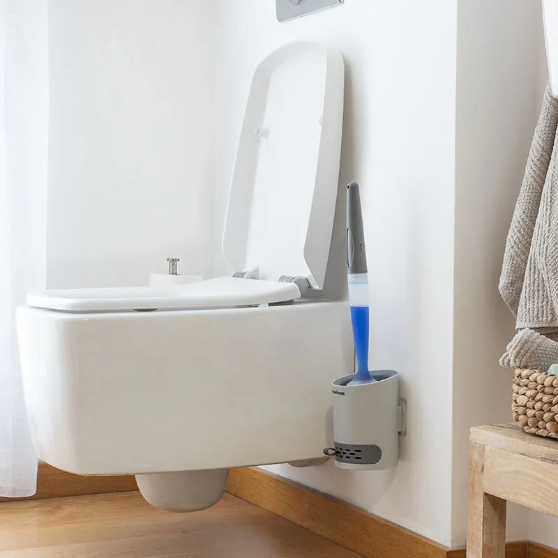 Brosse WC avec distributeur de savon - Ø10x45cm-1