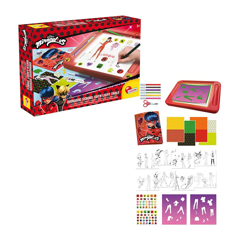 Tablette de dessin lumineuse Miraculous - 5+-4