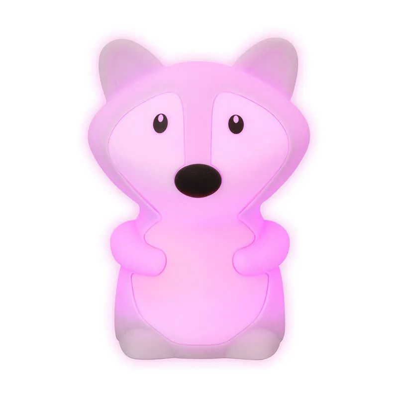 Veilleuse 8 couleurs Renard - 10,4x14,3cm-9