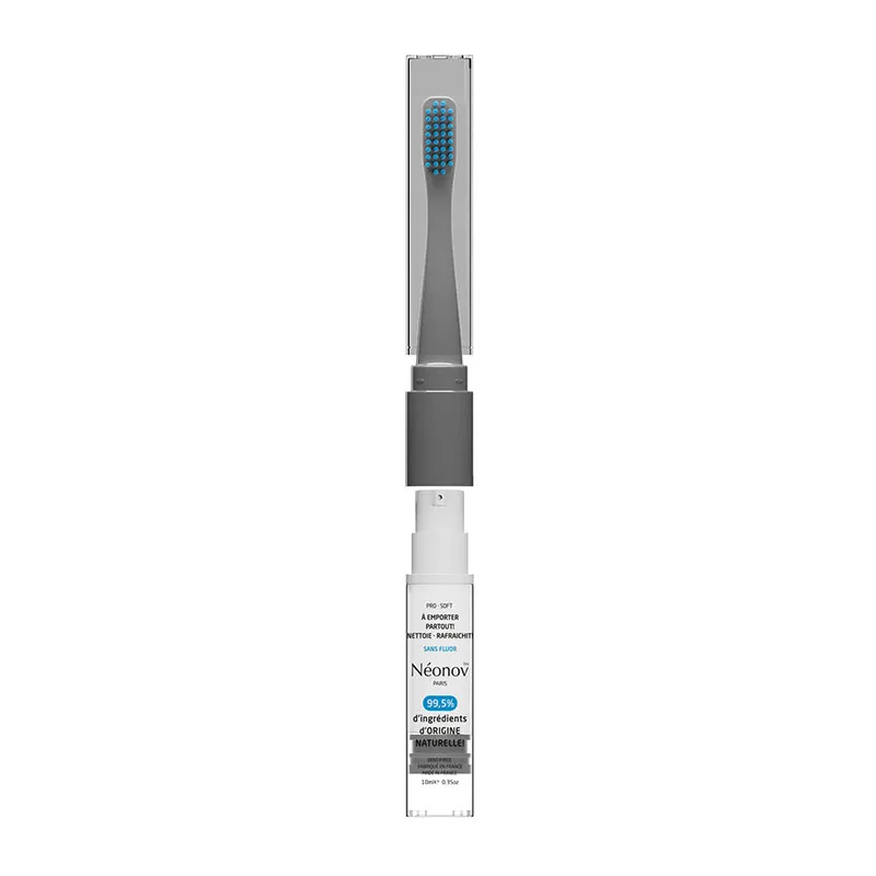 3 Brosse à dents Adulte avec dentifrice 2en1 Néonov-3