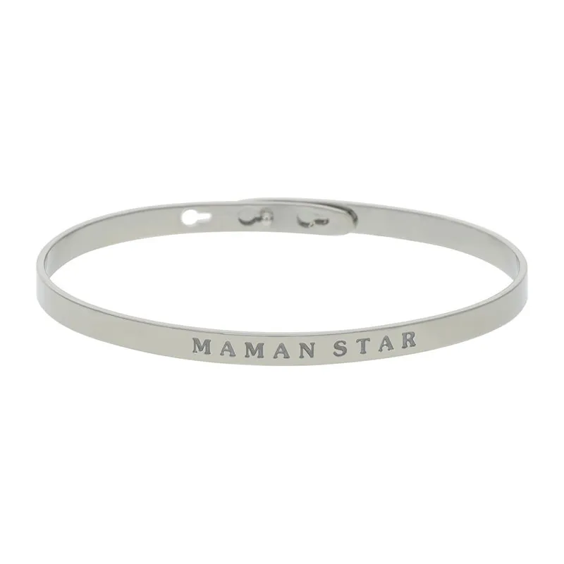Jonc Maman star - Laiton-0