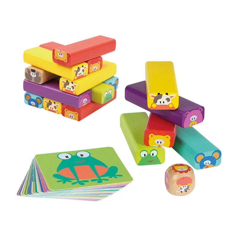 Jeu de société Jenga tour 4en1 - 36m+-2