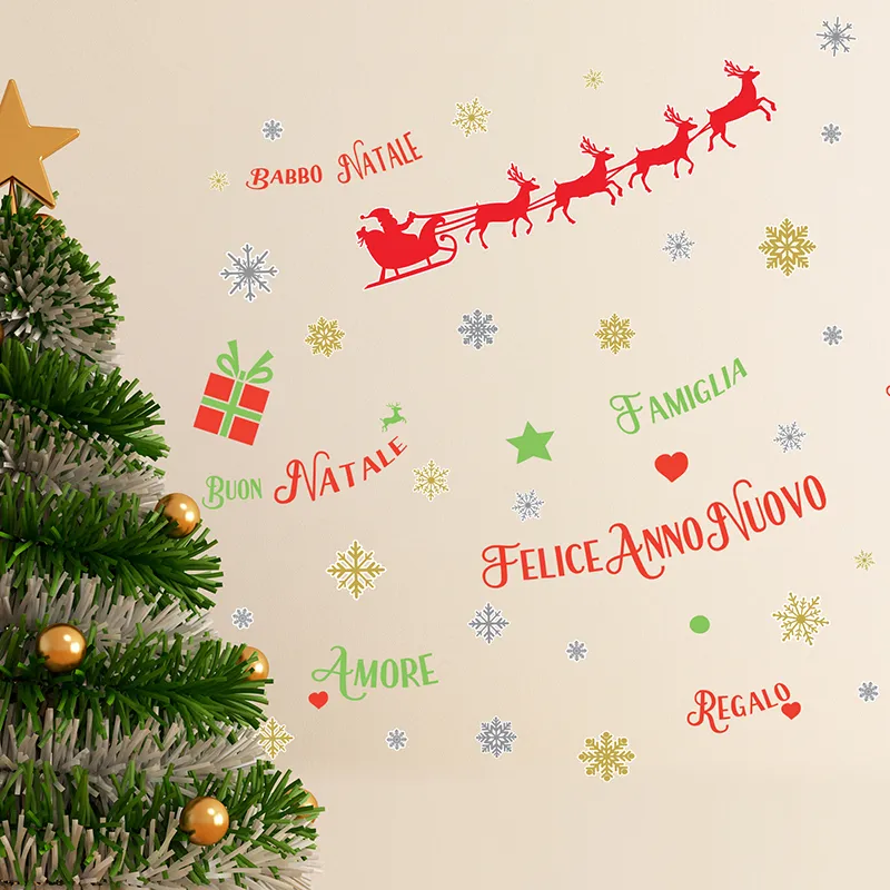 Stickers - Mots de Noël en italien-0