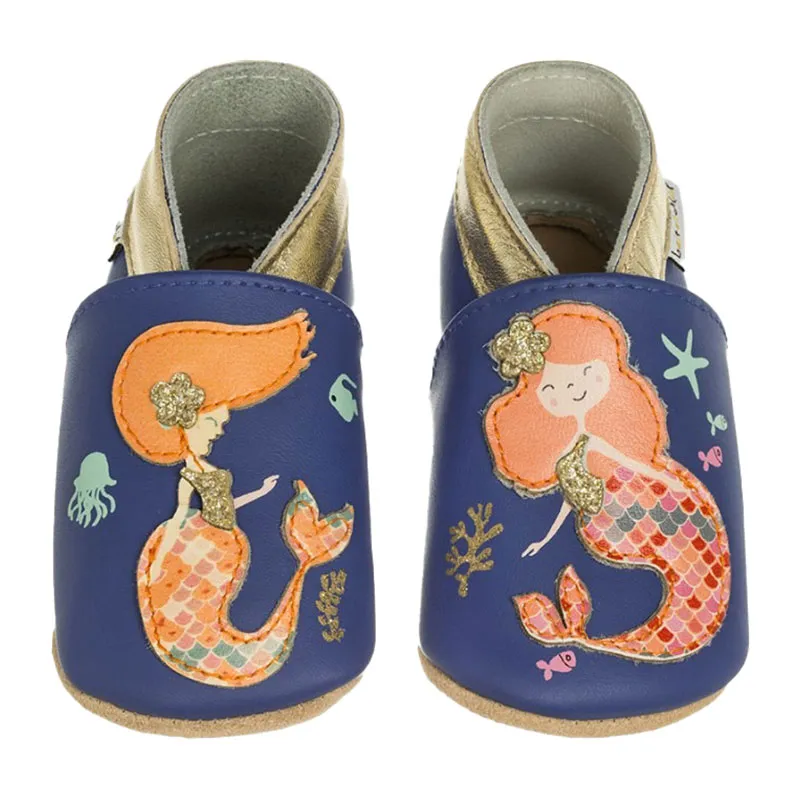 Chaussons cuir Sirène-0