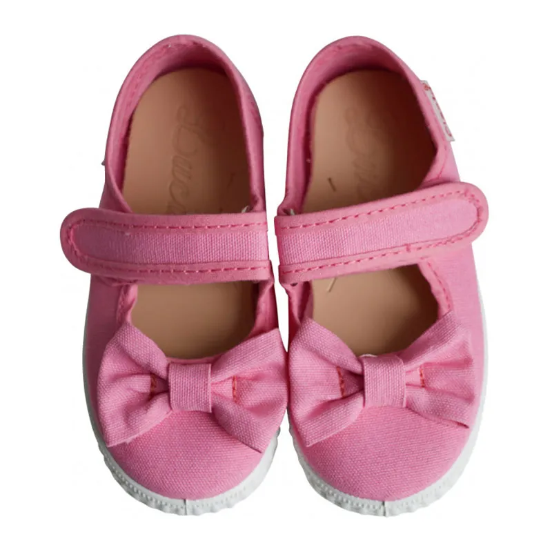 Babies velcro Nœud - Rose-0