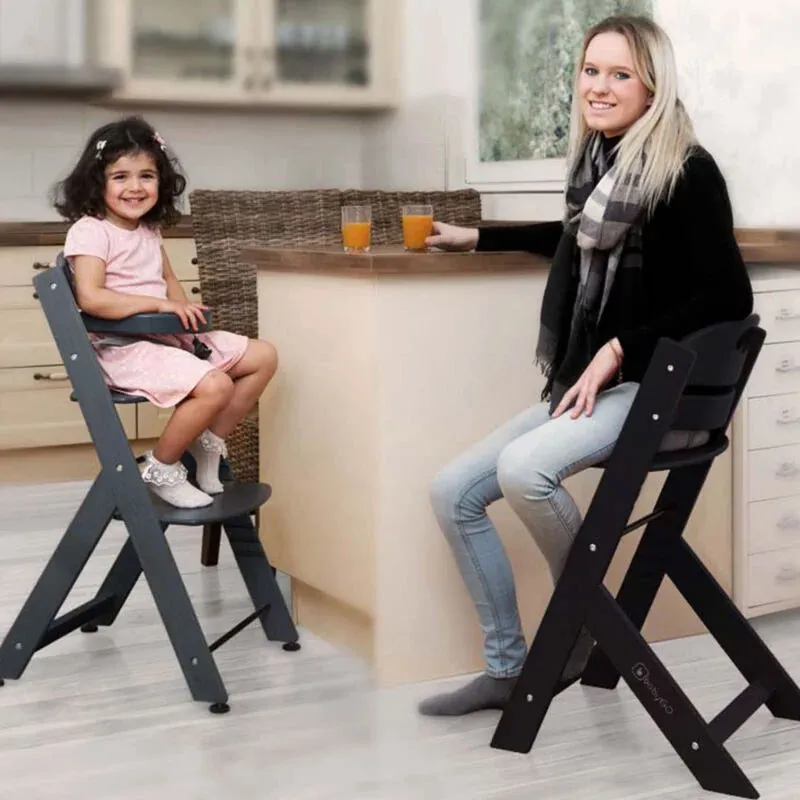 Chaise haute Family XL Gris - 6m+-4