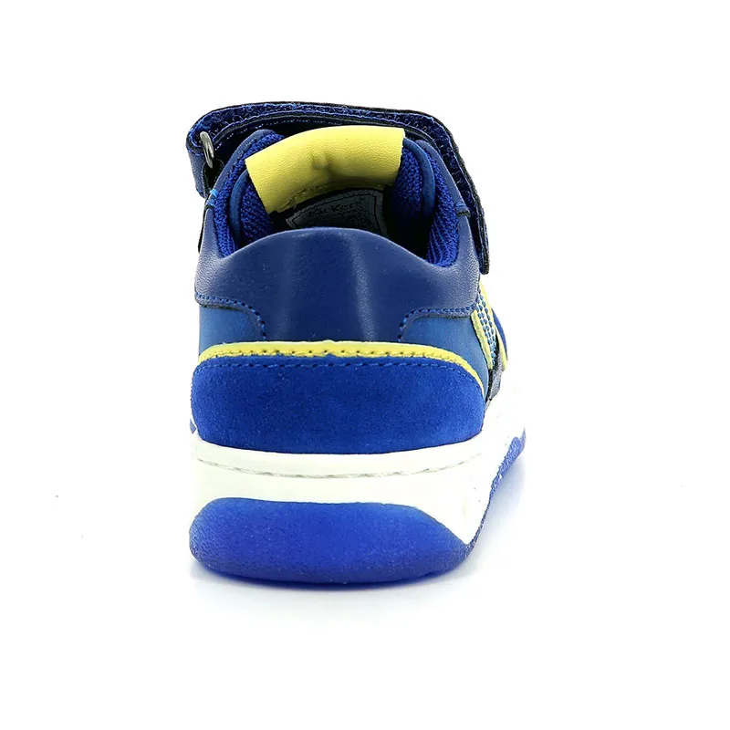 Sneakers basses scratchs Kouic - Bleu/Marine/Jaune-2