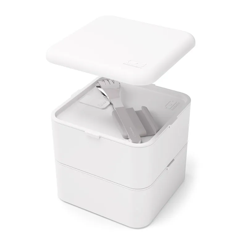 Couverts MB Slim Box Gris Coton 3pcs - 17x6x2cm-5