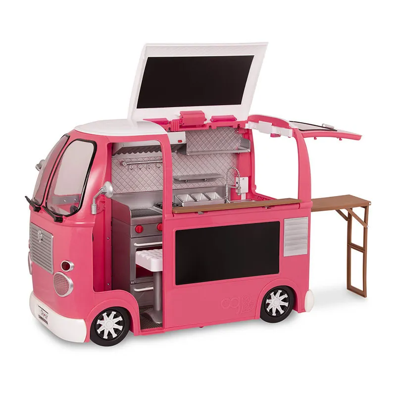 Foodtruck Rose & Accessoires - 75pcs-0