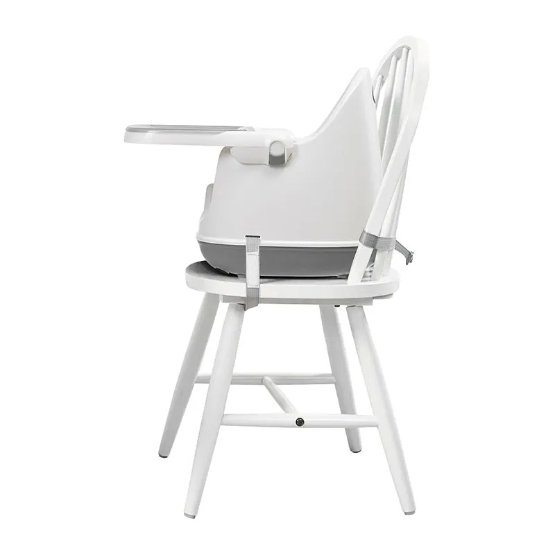 Chaise haute 3en1 Blanc/Gris - 6m+-3