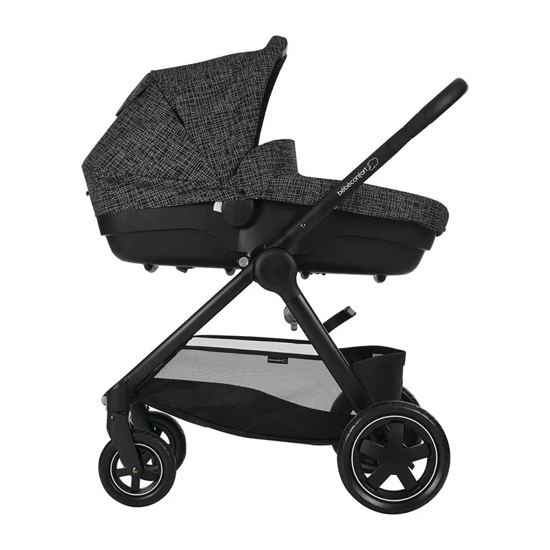 Trio Poussette tout terrain Nova 4R + Cosi Rock sans base + Nacelle Amber2 + Adaptateurs Frequency Pink/Noir - 0m+-9