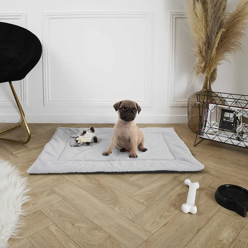 Tapis pour animaux Gris - 85x63cm-4