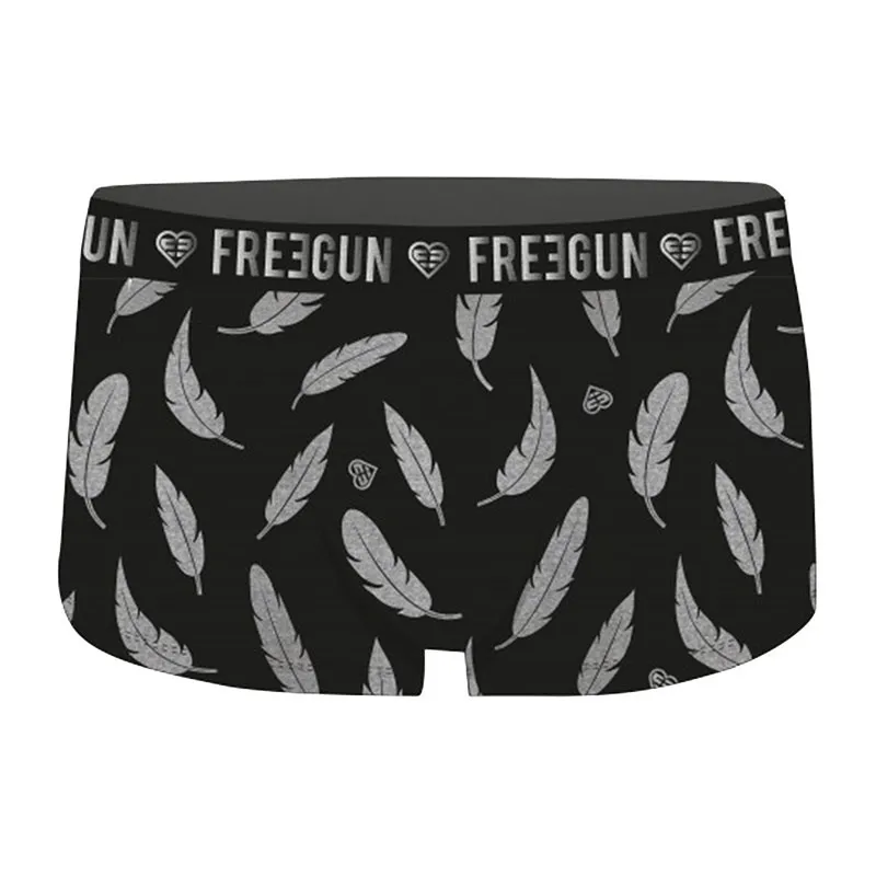 3 Shorties Fille Plumes Freegun - Marine/Noir/Blanc-4