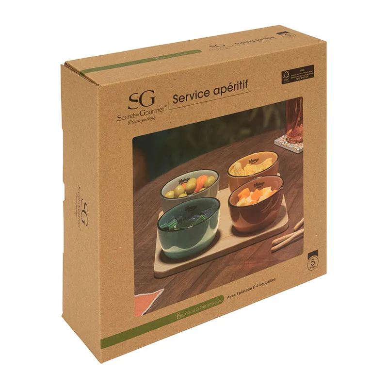 Set apéritif vintage - 5pcs-6