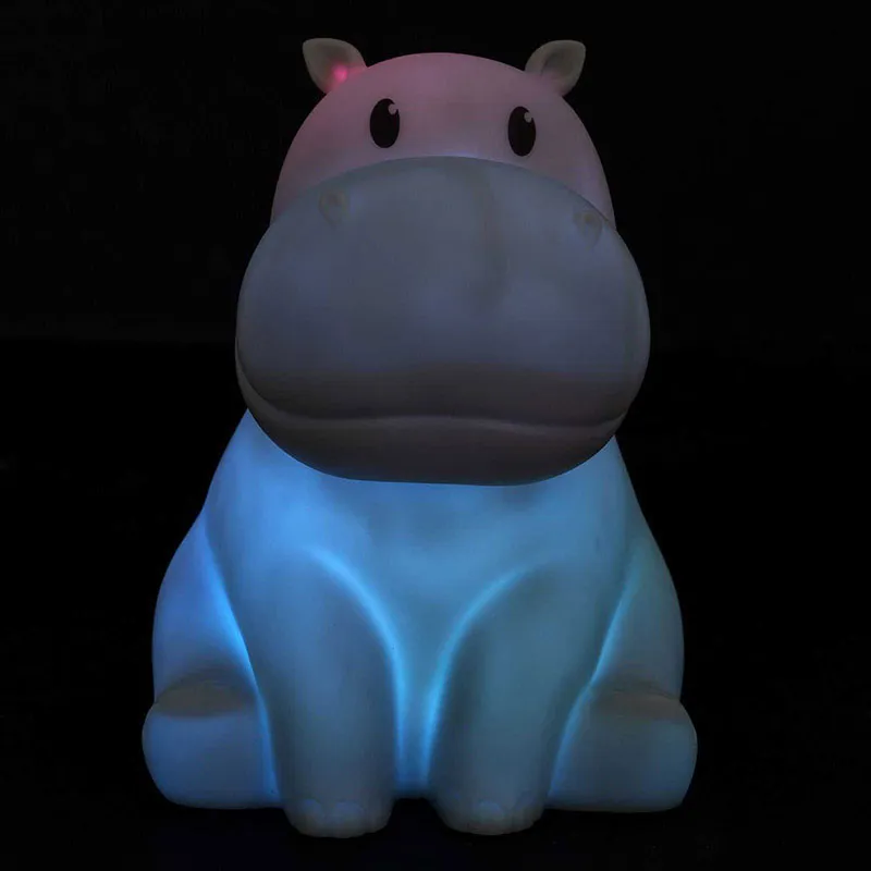 Lampe veilleuse Hippopotame - 16,5cm-7