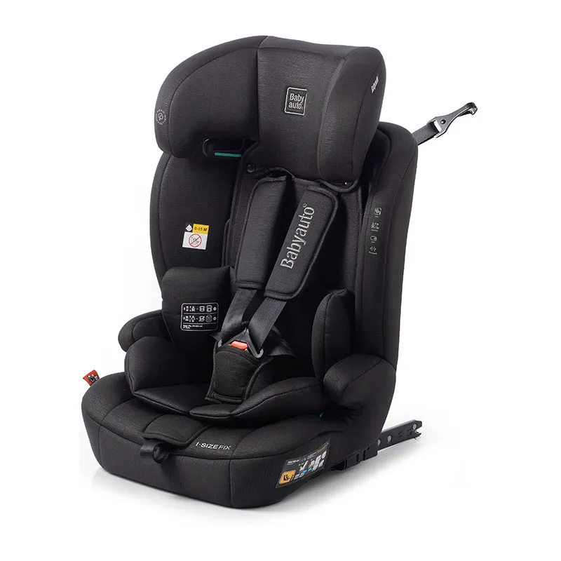 Siège-auto Konar i-Fix i-Size/Isofix 76-150cm - Noir-0