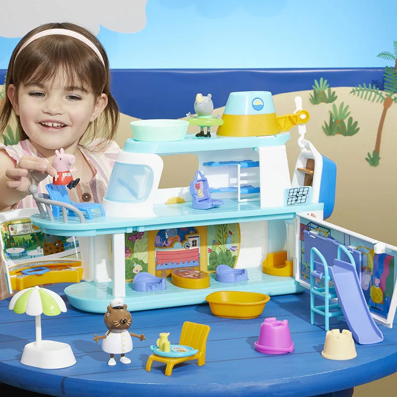 Bateau de croisière & 3 Figurines Peppa Pig - 36m+-0