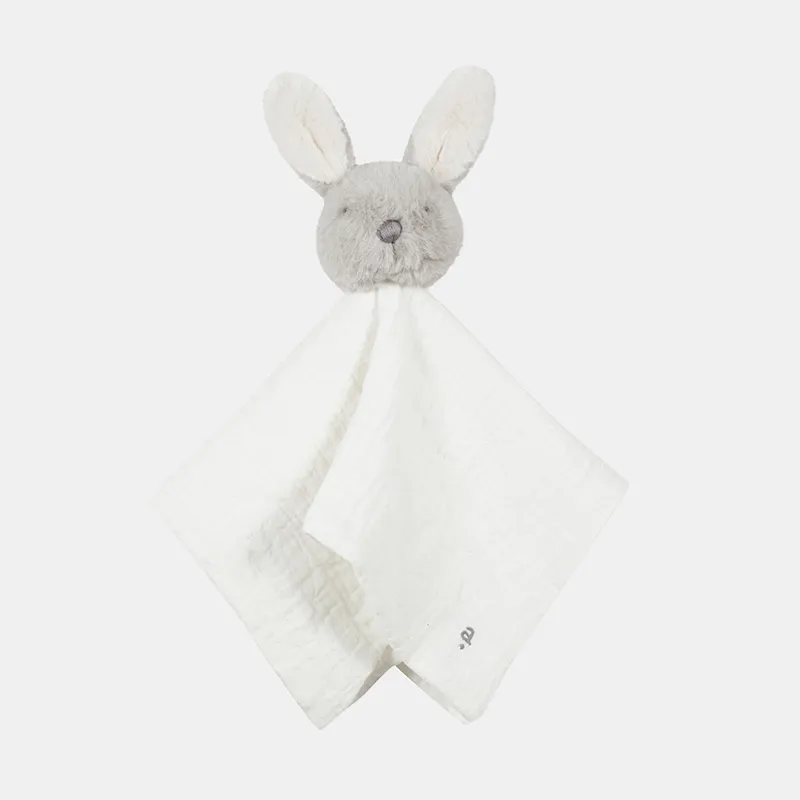 Doudou plat Lapin Mixte - Taupe-0