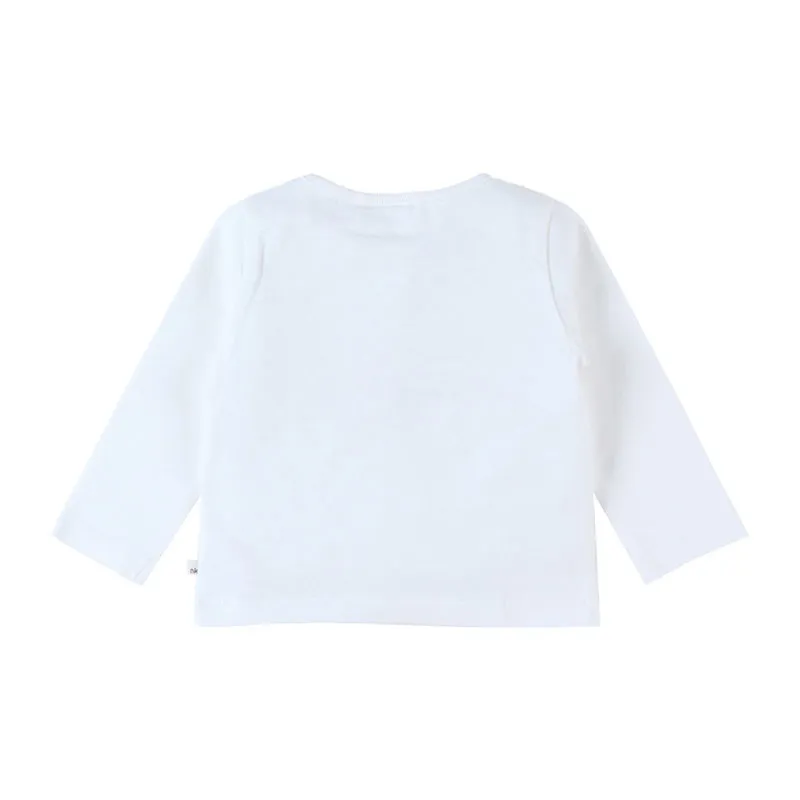 T-shirt ML Raton laveur - Blanc-1