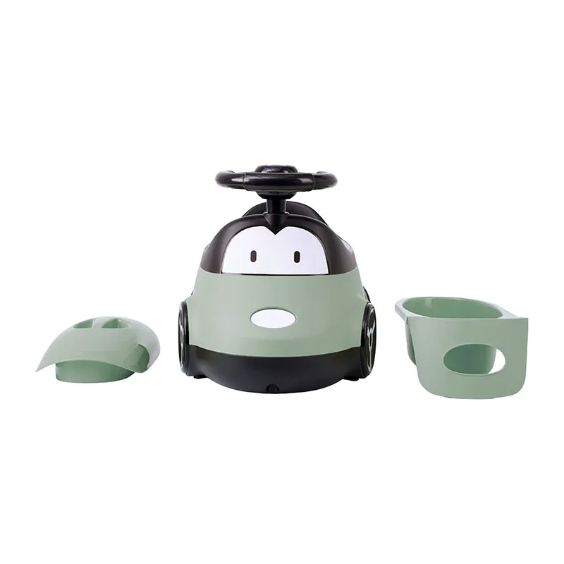 Pot d'apprentissage Voiture - Vert sauge-7