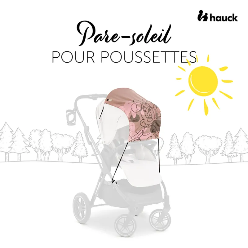 Poussette Compacte Travel N Care + Pare-soleil Minnie Mouse Rose - 0m+-9