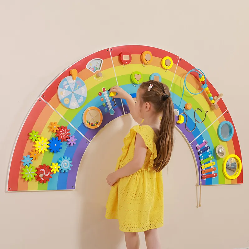 Jeu mural Arc-en-ciel 162x81cm - 18m+-4