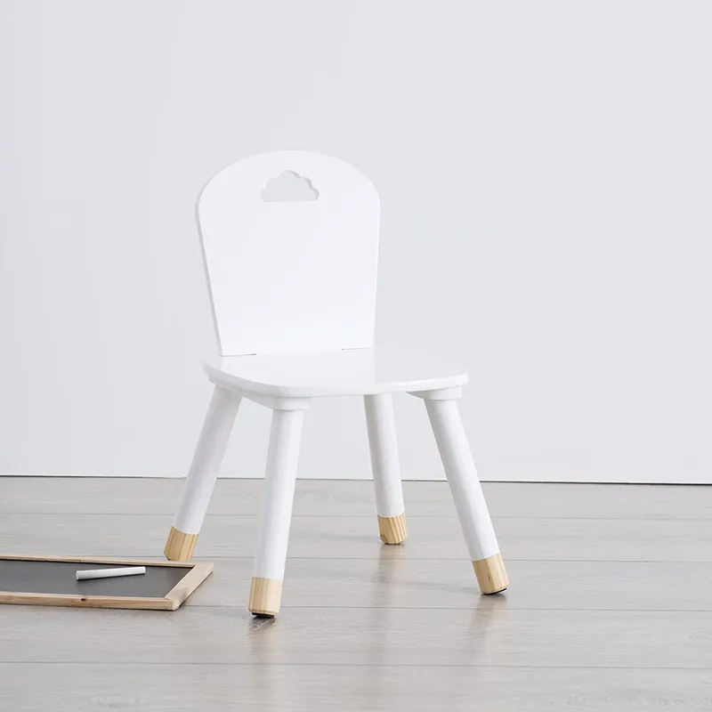 Chaise Douceur Bois Blanc - 32x50cm-1