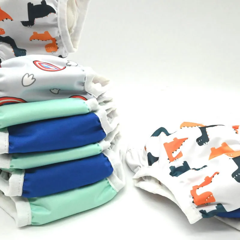 10 Couches à enfiler lavable Pull'Up 9-19 kg - Bleu nuit/Captain/Dino-2