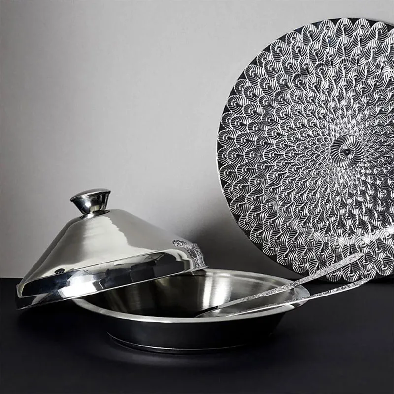 Tajine Acier Inoxydable - 24cm-2