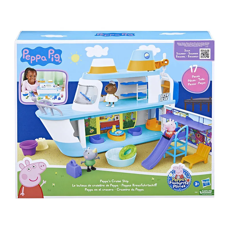 Bateau de croisière & 3 Figurines Peppa Pig - 36m+-8