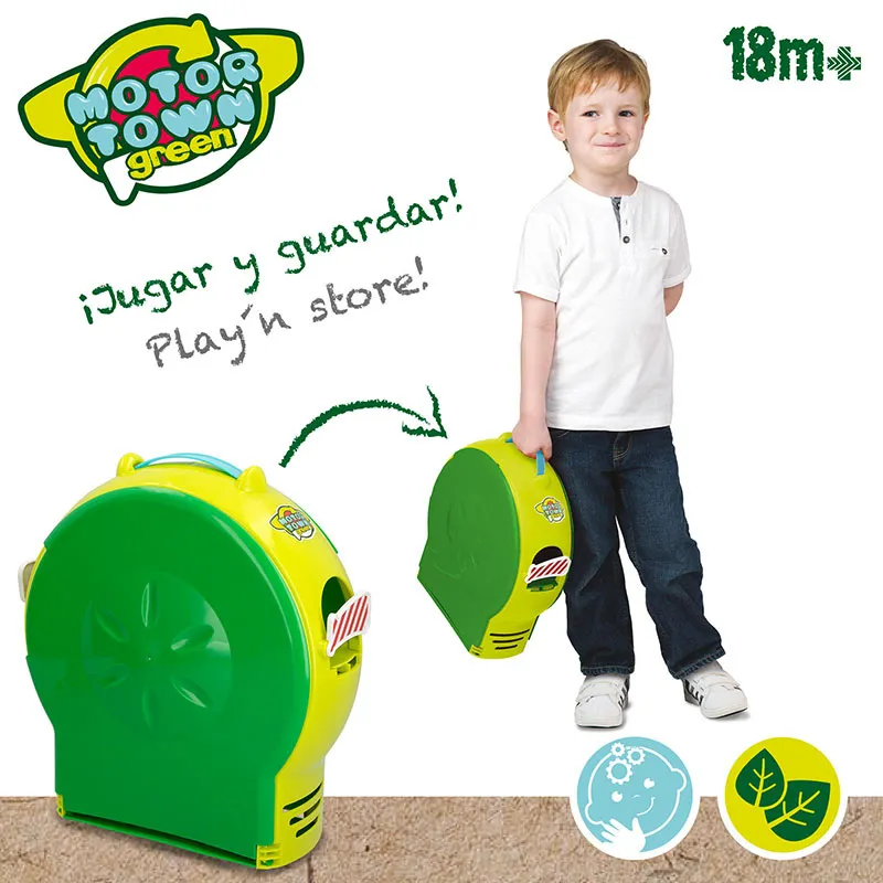 Parking bioplastique avec 1 voiture - 18m+-2