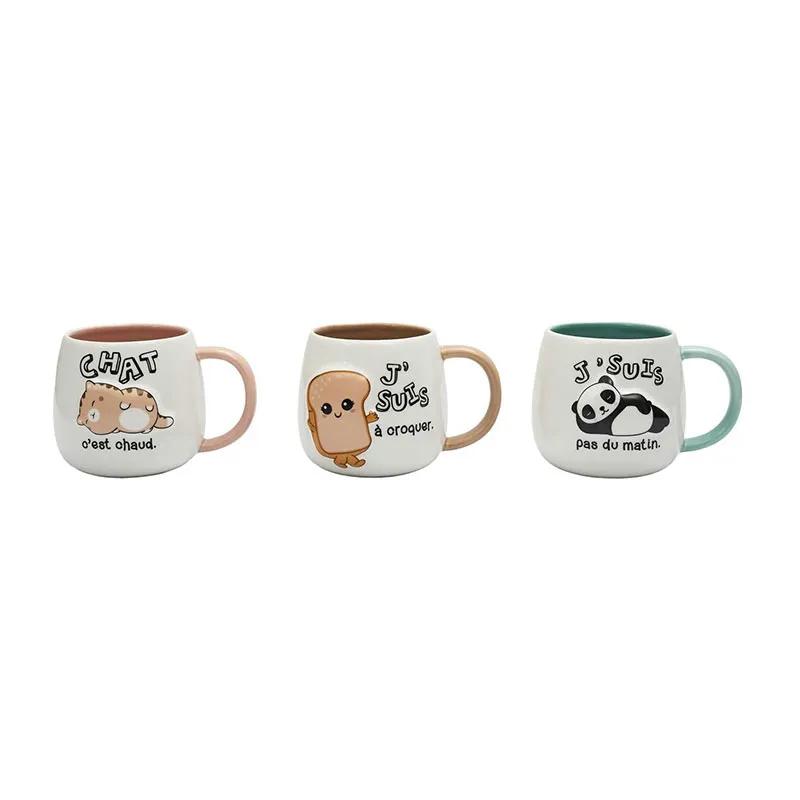 Mug relief Kawaii Aléat. - 40cl-0