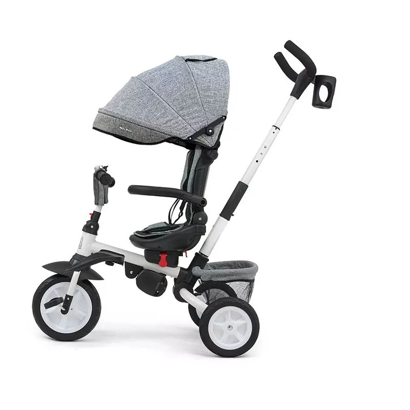 Tricycle 6en1 Stanley Rubber Gris - 12m+-5