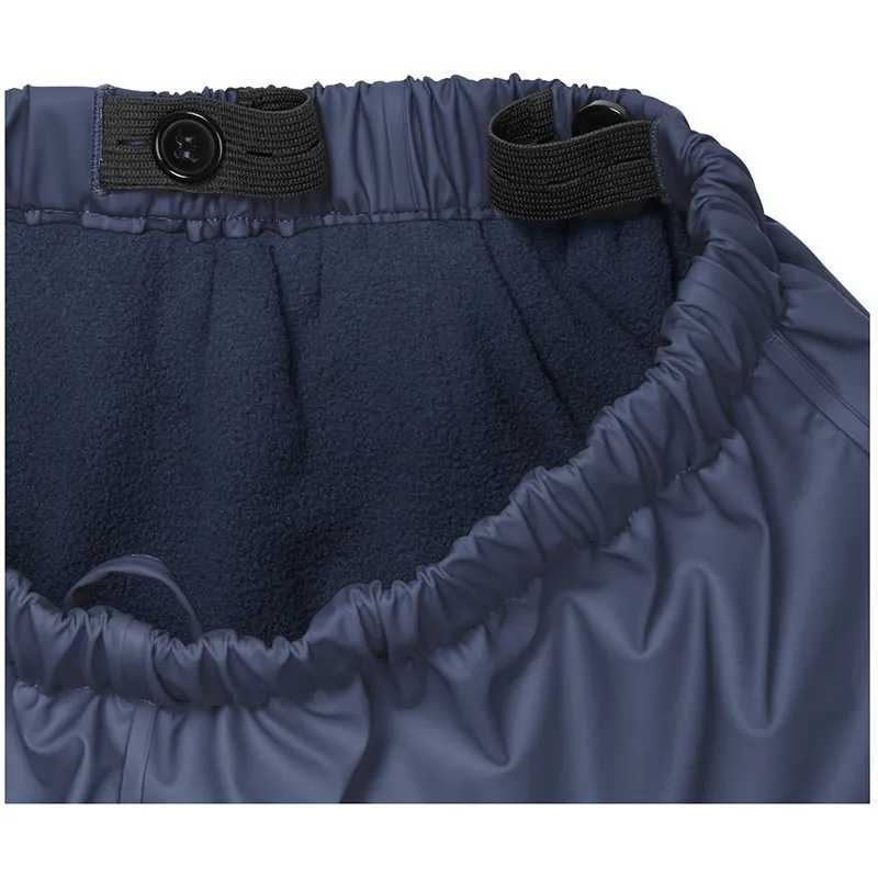 Pantalon doublure molleton Basic - Marine-2