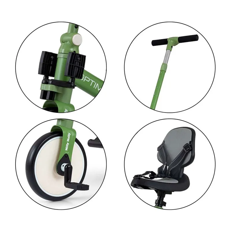 Tricycle 4en1 Optimus Max Vert - 12m+-9