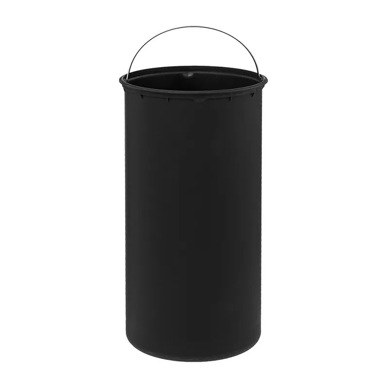 Poubelle Métal Noir - 30L-6
