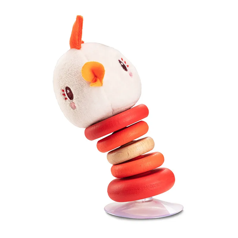 Hochet à ventouse Paulette la poulette - 6m+-1