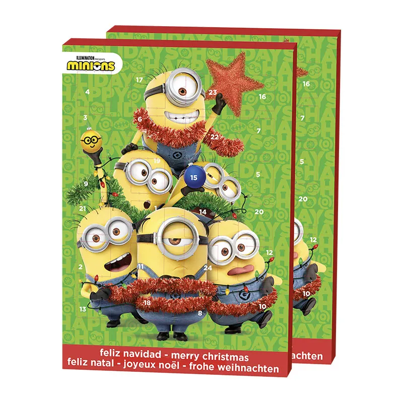 2 Calendriers de l'Avent Minions - Chocolat 65g-0