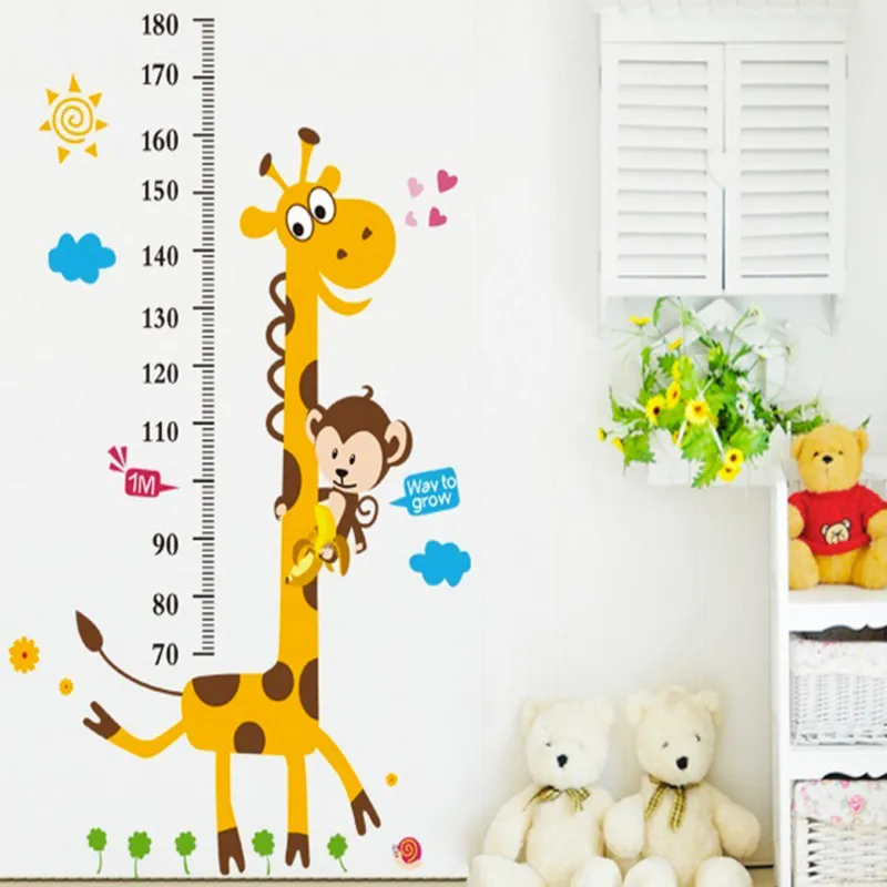 Stickers Toise - Singe & Girafe-0