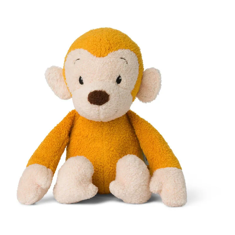 Peluche Singe Mago Jaune - 23cm-0