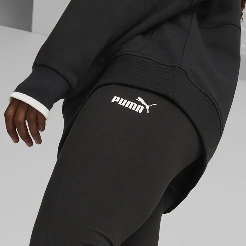 Legging 7/8 Femme Power Colorblock Puma - Noir-5