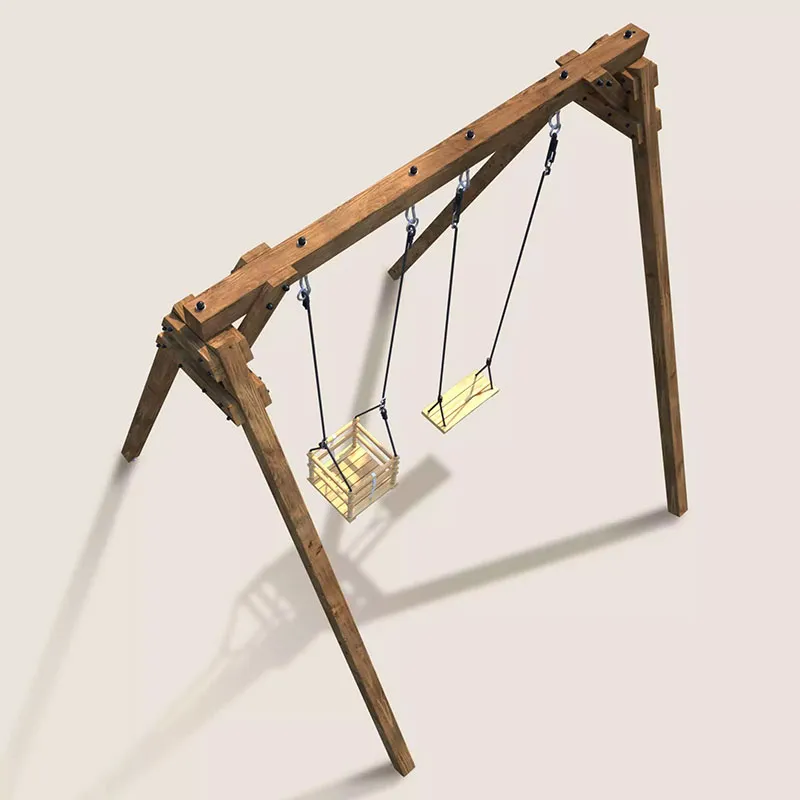Portique 2 agrès Ambre - 6m+-6