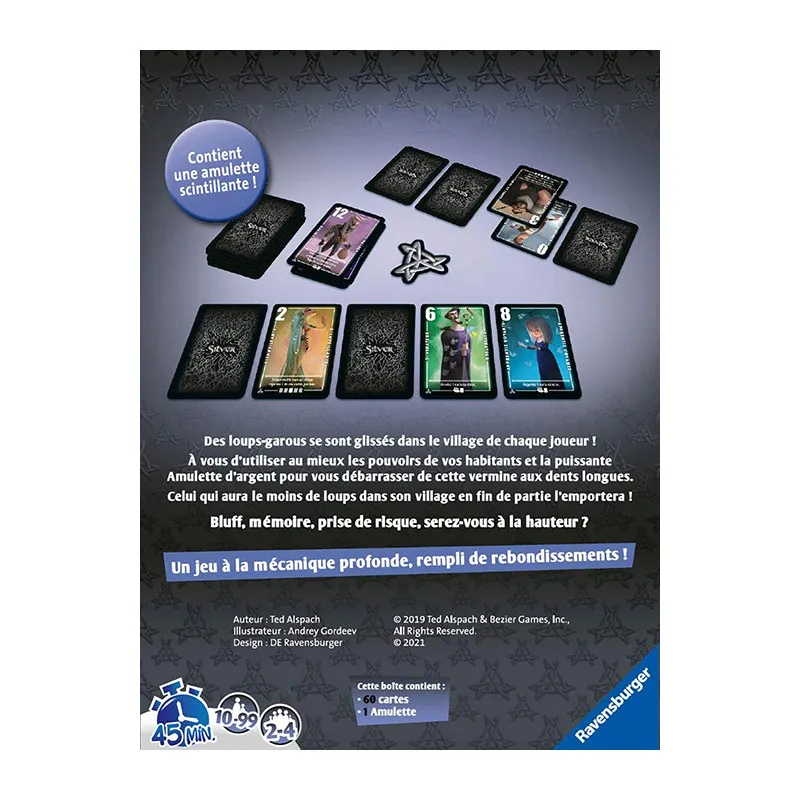 Jeu Silver L'amulette - 10+-1
