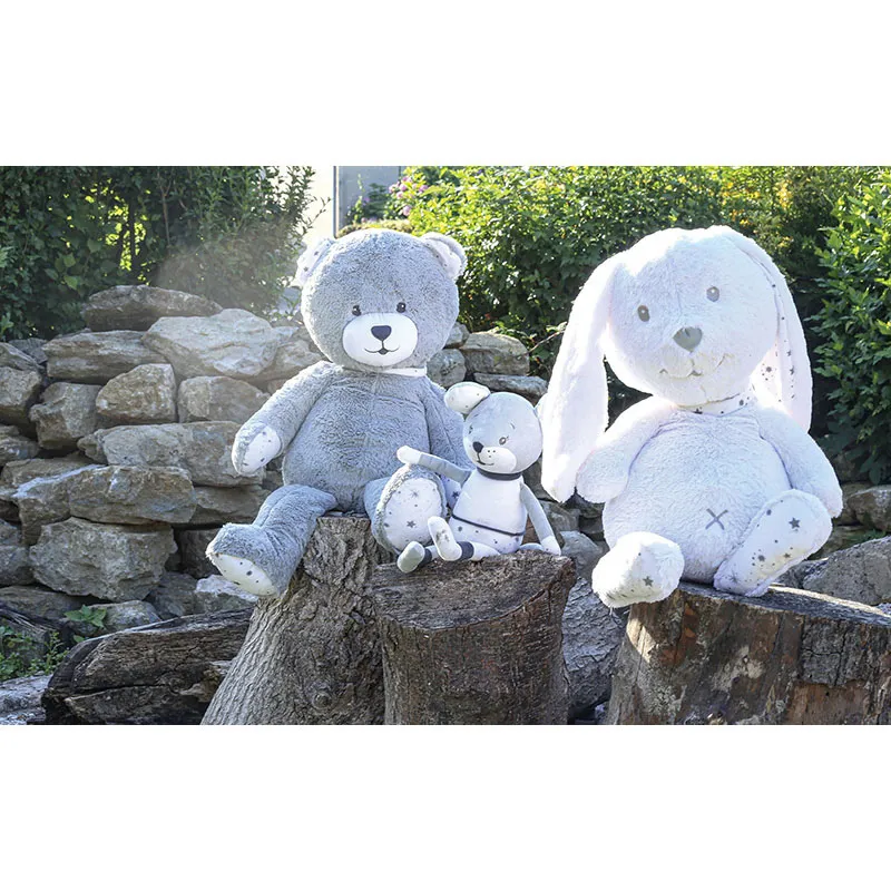 Grande peluche Lapin Martin et ses copains - 60cm-4