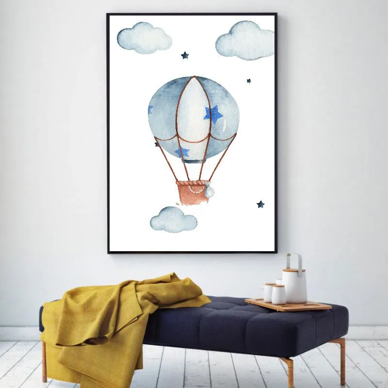 Toile Montgolfière - 30x40cm-0