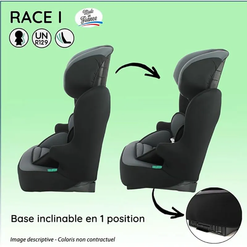 Siège auto I-Size/Ceinturé Race 76 à 140cm - Koala-3