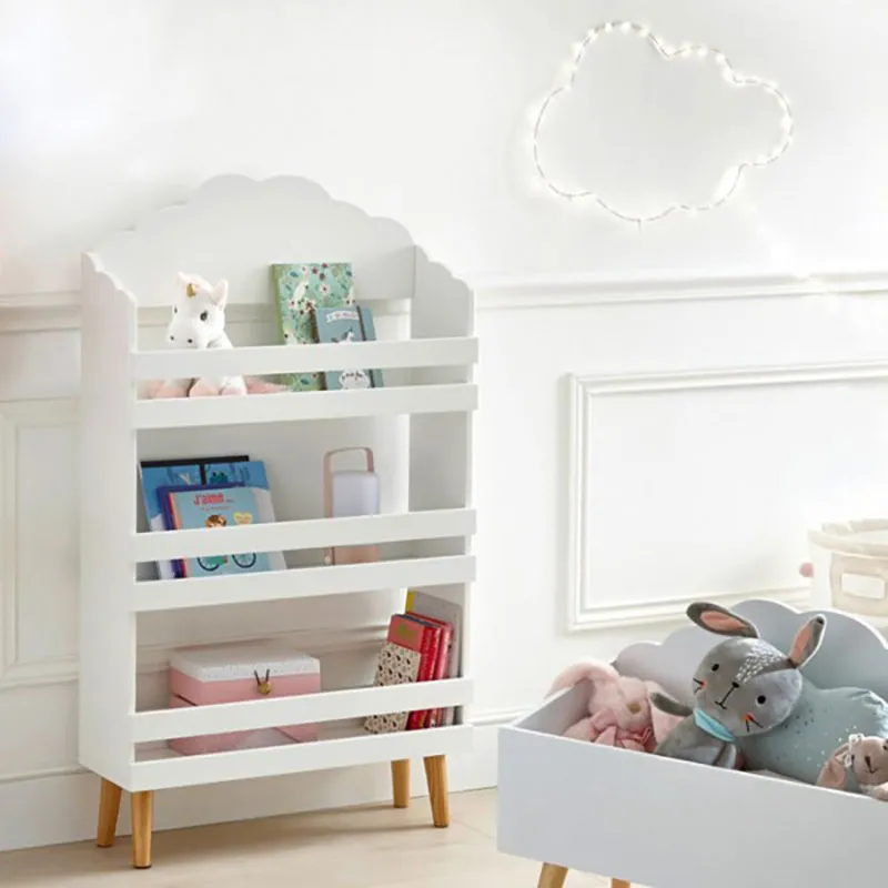 Bibliothèque Nuage Blanc - 100x58cm-0